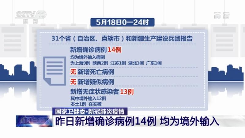 国家卫健委：每日新增确诊病例数（含境外输入与本土病例）